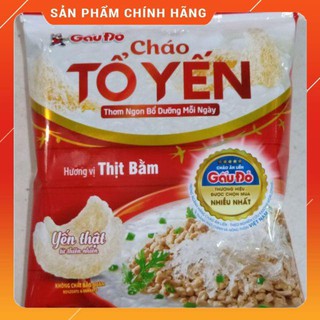 5 Gói Cháo ăn liền Tố Yến Thịt Bằm Gấu Đỏ / Tổ yến rong biển Đại Nam gói 50g