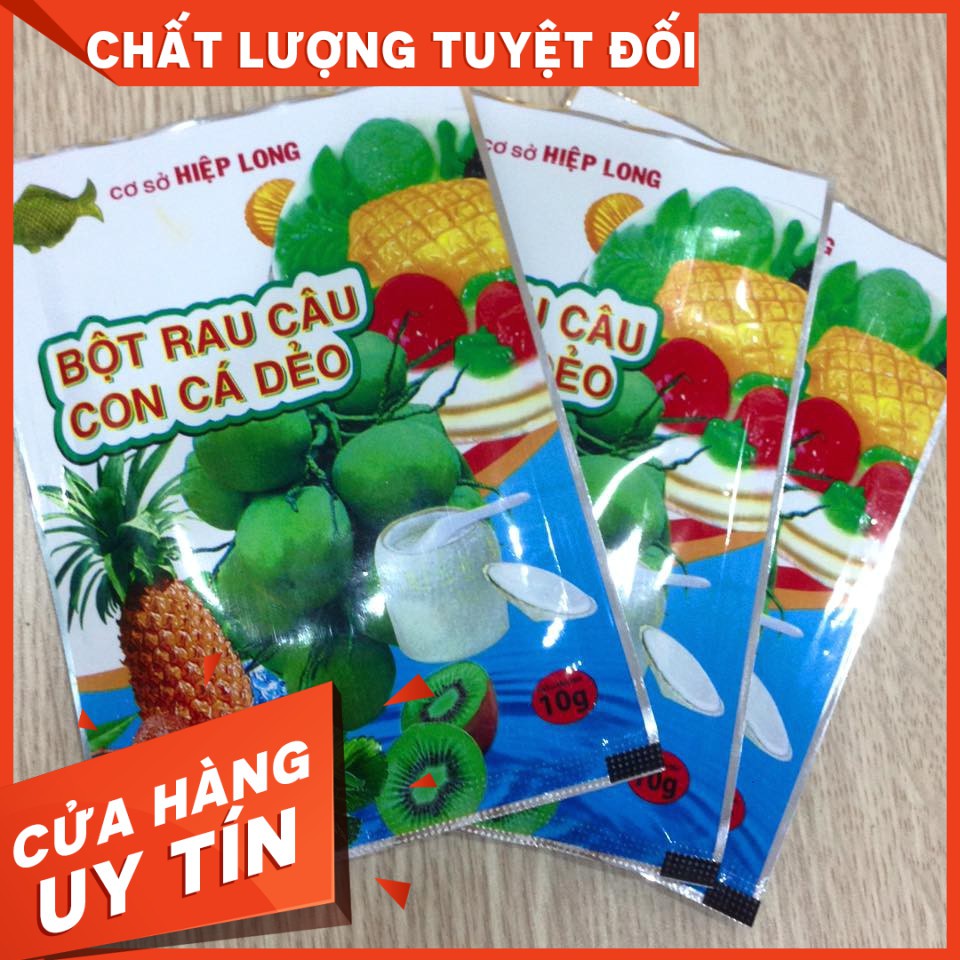 Thạch rau câu con cá dẻo ( Hộp 12 gói)