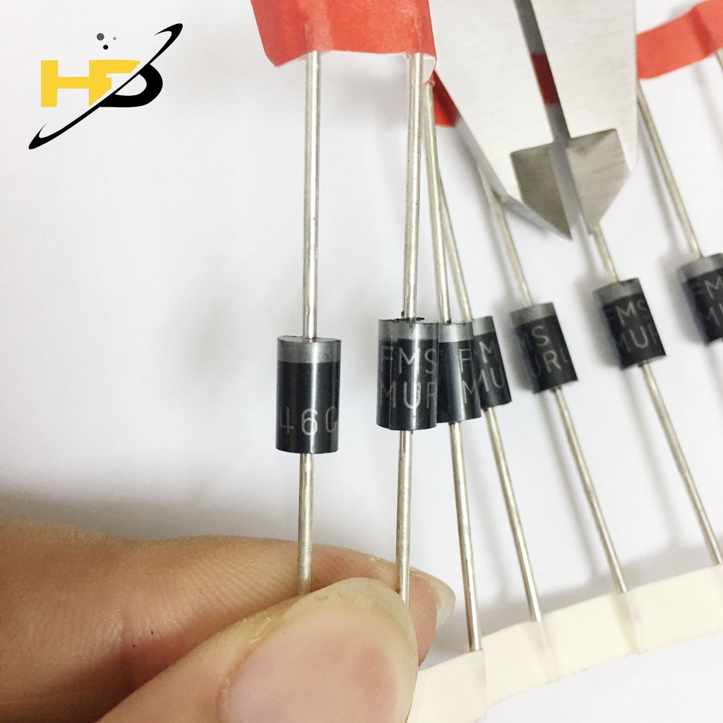 Bộ 10 Con Đi Ốt Chỉnh Lưu MUR460 4A 600V, Diode Chất Lượng, Hàng Mới