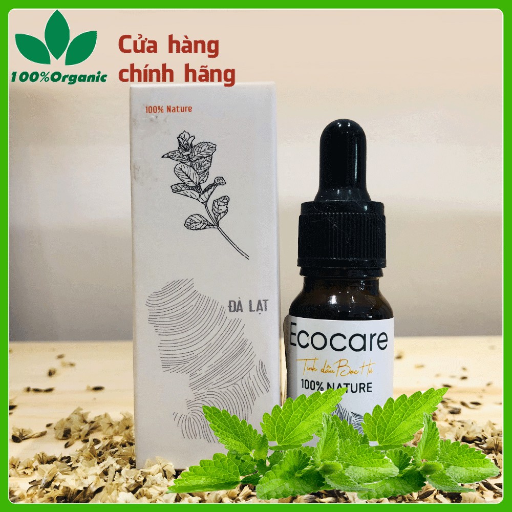 Tinh dầu bạc hà Ecocare chai 10ml, dạng treo 7ml