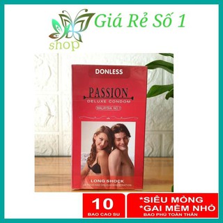 Bao cao su Donless Passion Longshock Kéo Dài Thời Gian Yêu✓✔️