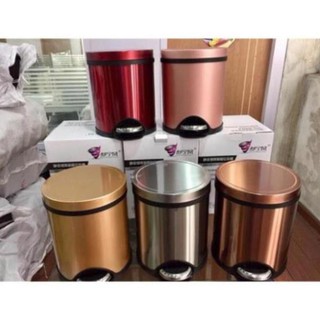 Thùng rác đạp chân inox 5 lít, 8 lít, 12 lít