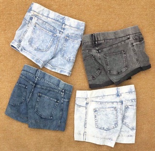 Quần short jeans denim bé gái H&m