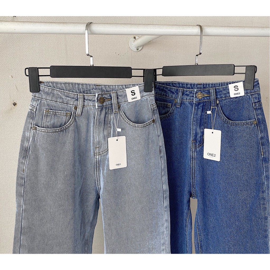 Quần jeans gập gấu - Quần ống rộng culottes ulzzang | BigBuy360 - bigbuy360.vn