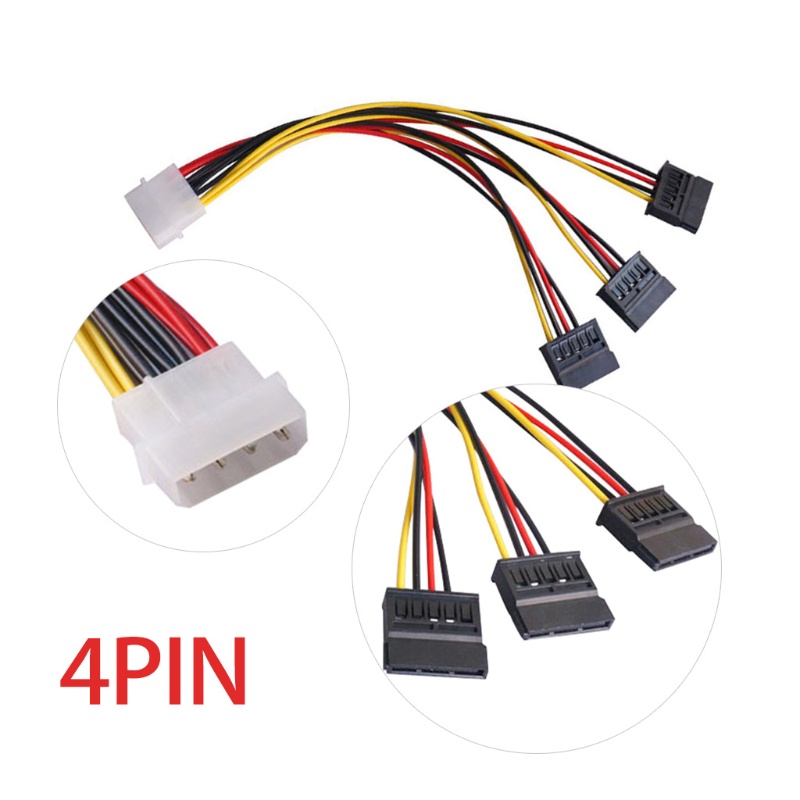Dây cáp chuyển đổi từ ổ cứng IDE 4Pin sang SATA 1 sang 3