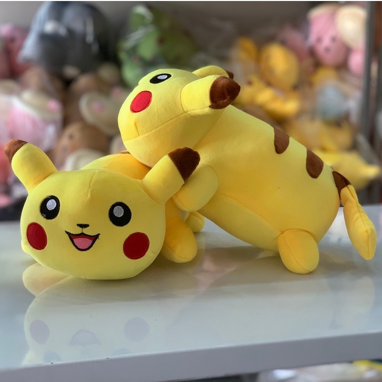 Gấu Bông Pikachu - Gối ôm Pikachu - Thú Nhồi Bông Pikachu size 40cm