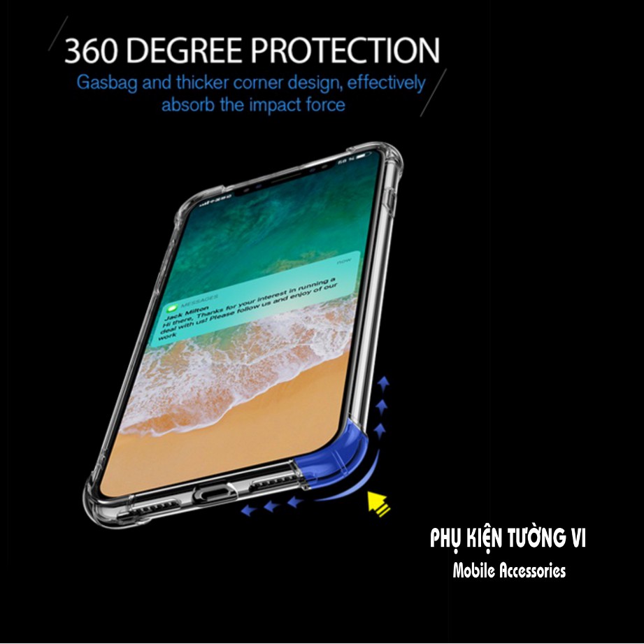 [Loại dày] Ốp silicon dẻo chống sốc cho iPhone từ 5 tới 13 Pro Max