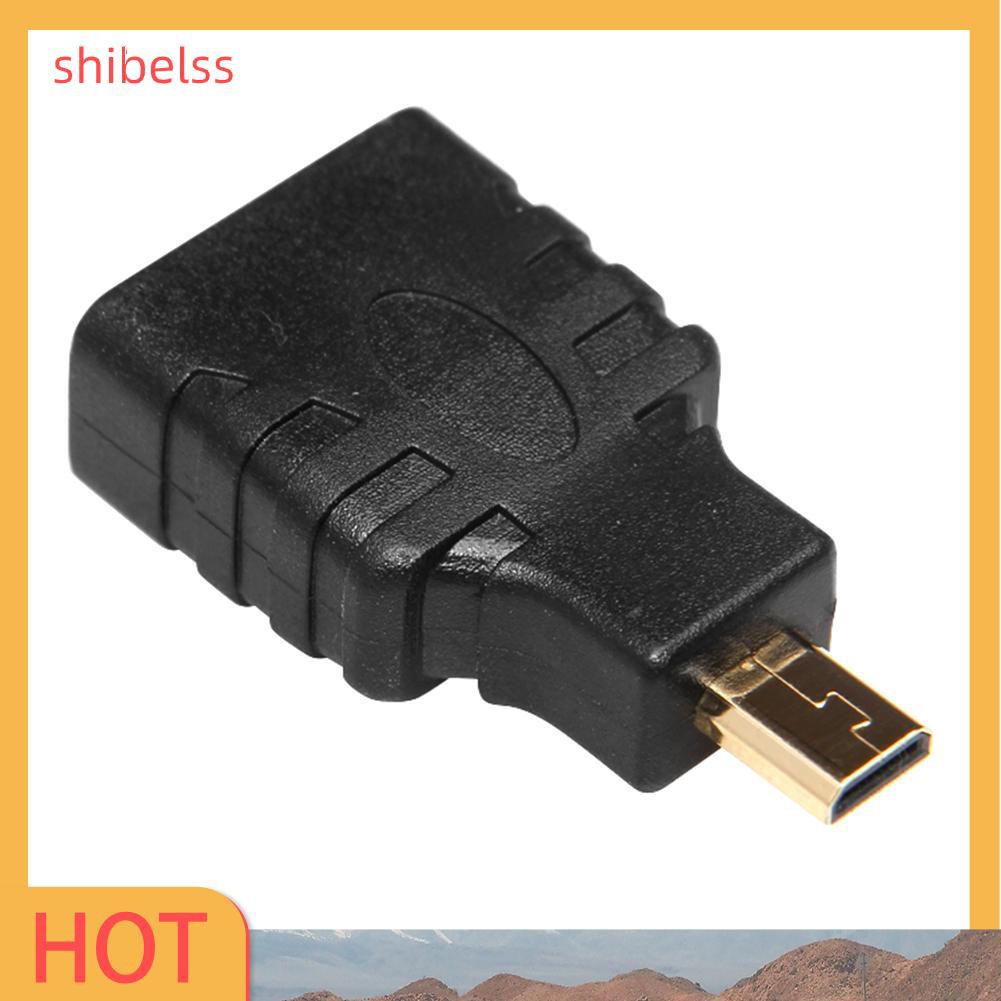 Đầu cắm chuyển đổi lỗ cắm Type-A HDMI sang đầu cắm Micro HDMI cho máy ảnh kĩ thuật số