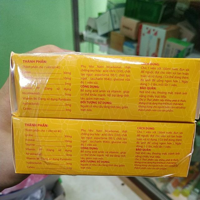 Viên sủi Tăng lực | Thế Giới Skin Care