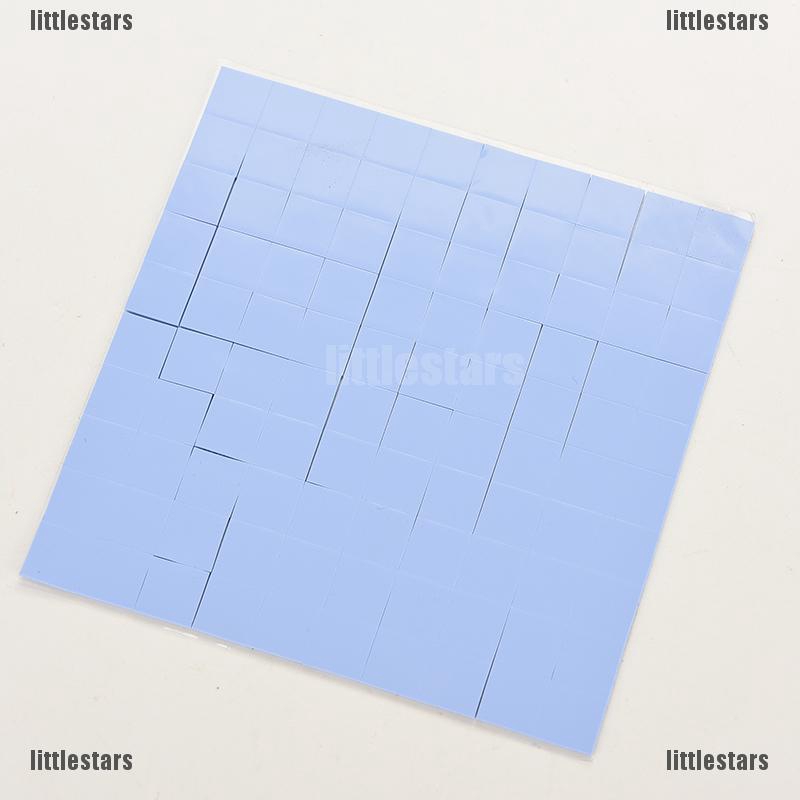 100 Miếng Dán Silicon Dẫn Nhiệt Dày 1mm Cho chip Tản Nhiệt chip 10x10cm