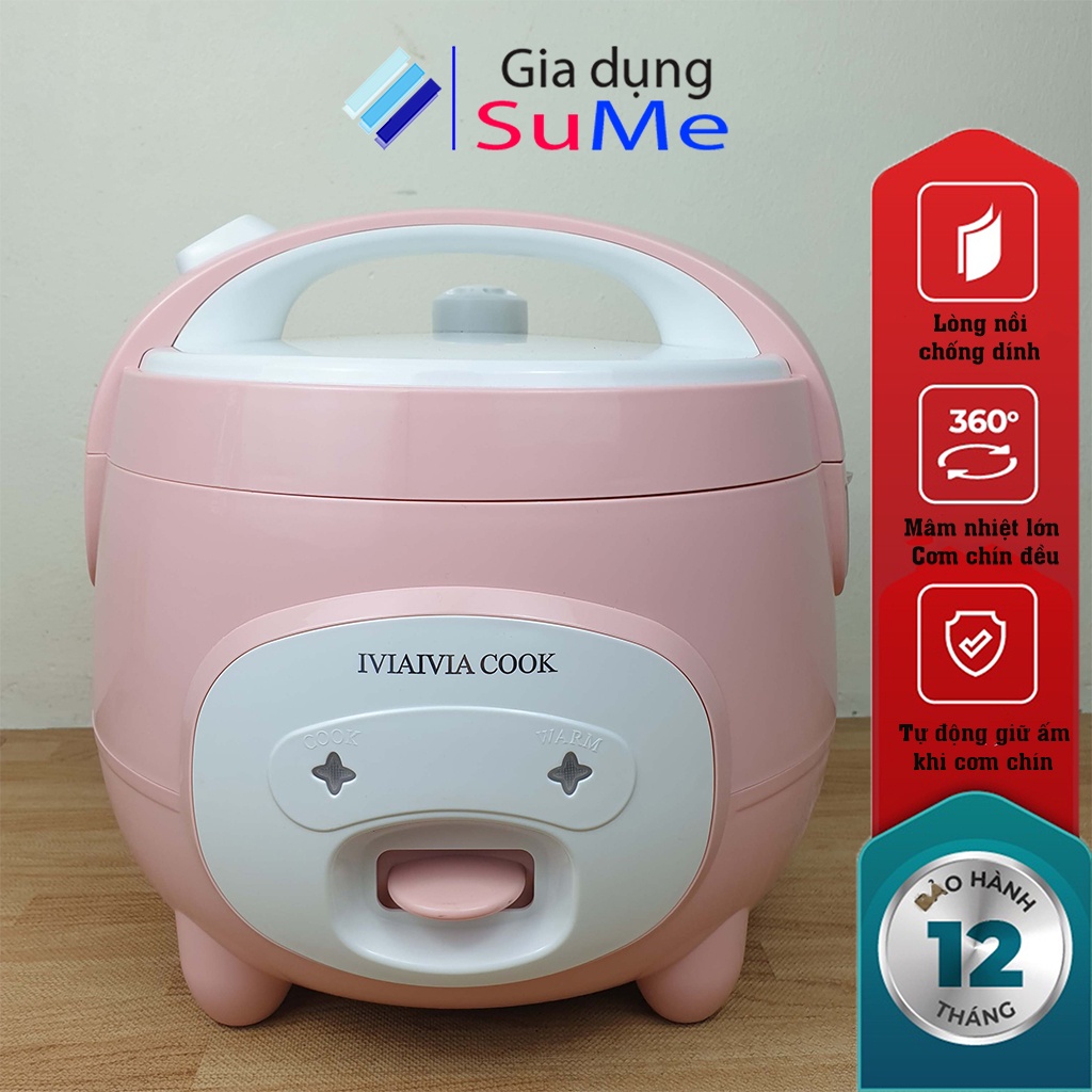 Nồi cơm điện Mama Cook 1.8L, nồi cơm điện dành cho 4 – 6 người