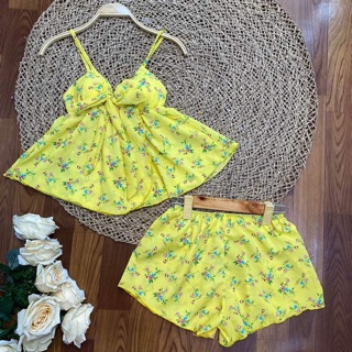 SET BỘ NGỦ 2 DÂY VOAN LỤA CAO CẤP