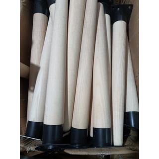 CHÂN GỖ TẦN BÌ TRÒN + ĐẦU BỊT SIZE 50CM
