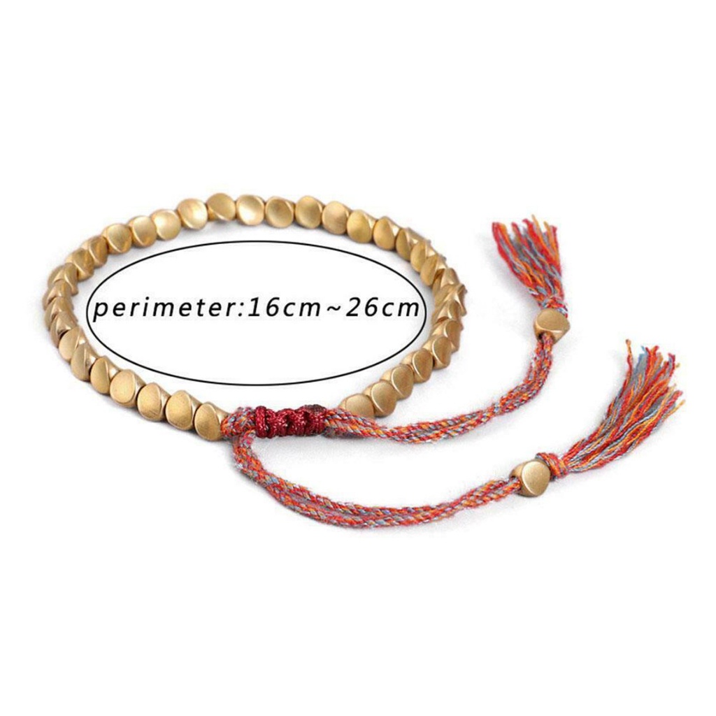 1 Vòng Đeo Tay Chuỗi Hạt Phật Giáo Tây Tạng Bằng Đồng Phong Cách Tây Tạng