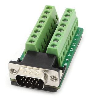 Hàng Có Sẵn Đầu Nối D-Sub Db15 Vga Male 3 Hàng 15pin Sang Female