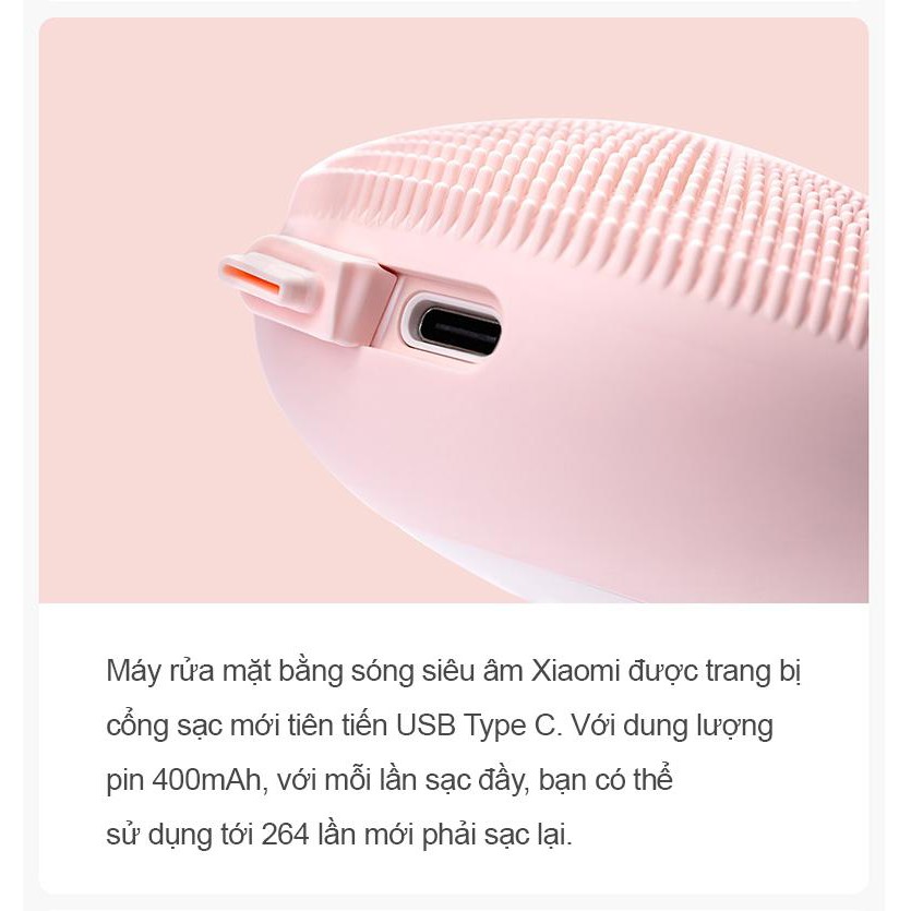 Máy rửa mặt bằng sóng âm Xiaomi Mijia sonic