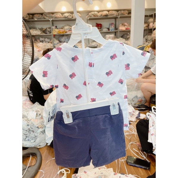 Bộ cộc tay Little Lad dư xịn cho bé trai