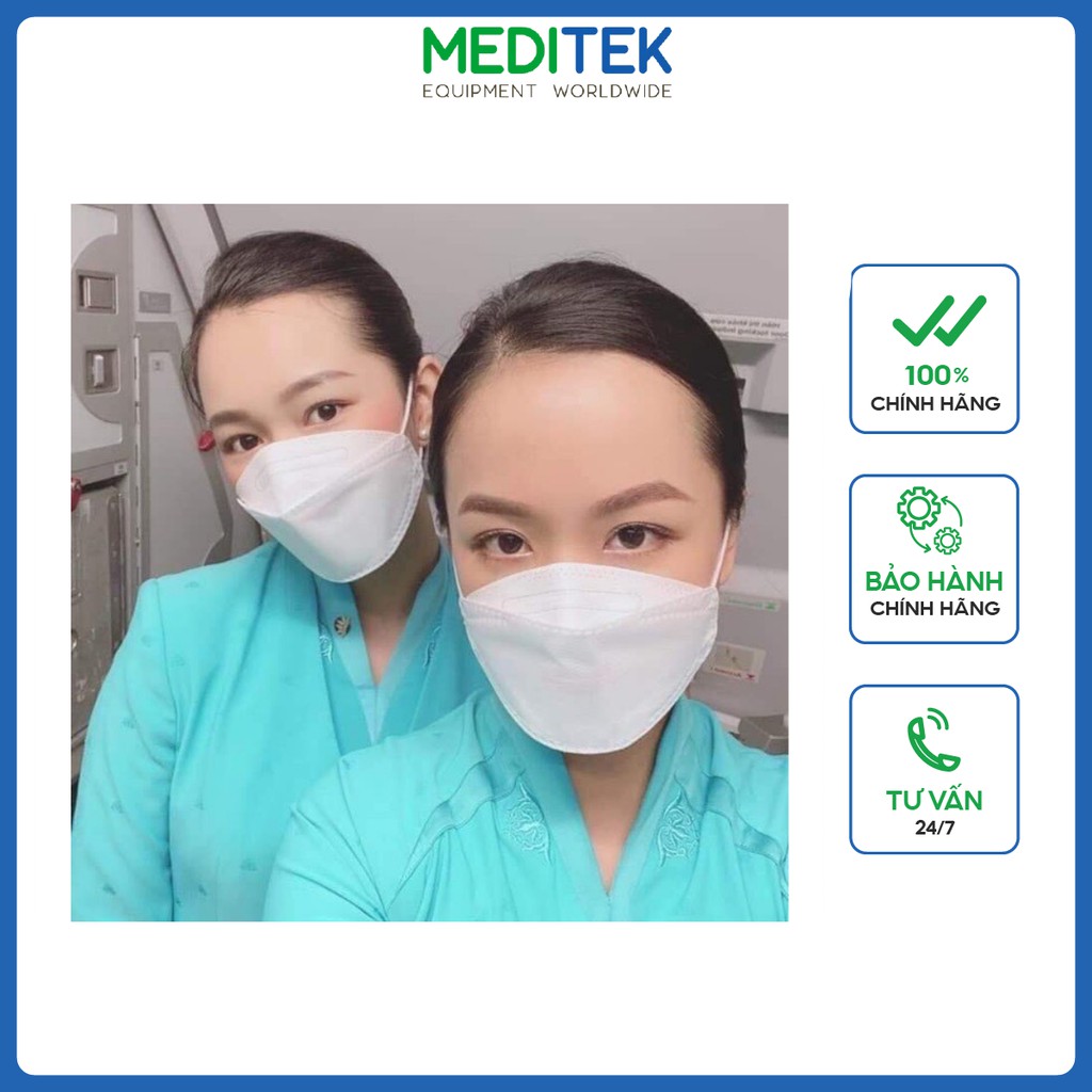 Khẩu trang 3D Land Mask trắng túi 6 chiếc, ngăn chặn khói bụi, vi khuẩn, bảo vệ hệ hô hấp
