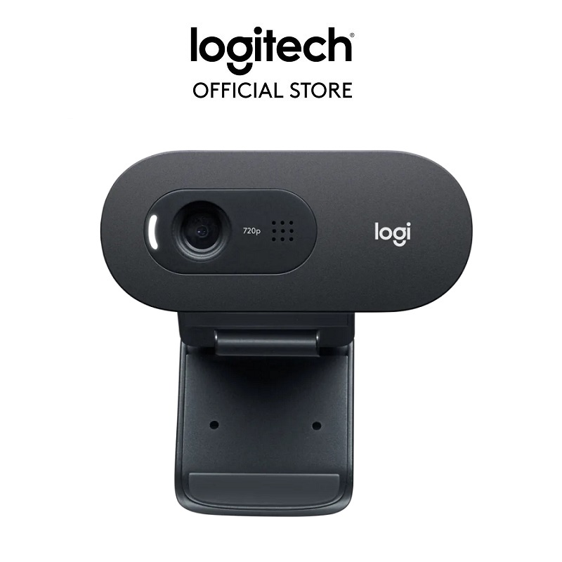 Mã ELLOGIWL4 giảm 10% đơn 500K] Webcam Logitech C505 720p HD 30FPS - Góc cam 60o, mic đa hướng giảm ồn, tự chỉnh sáng