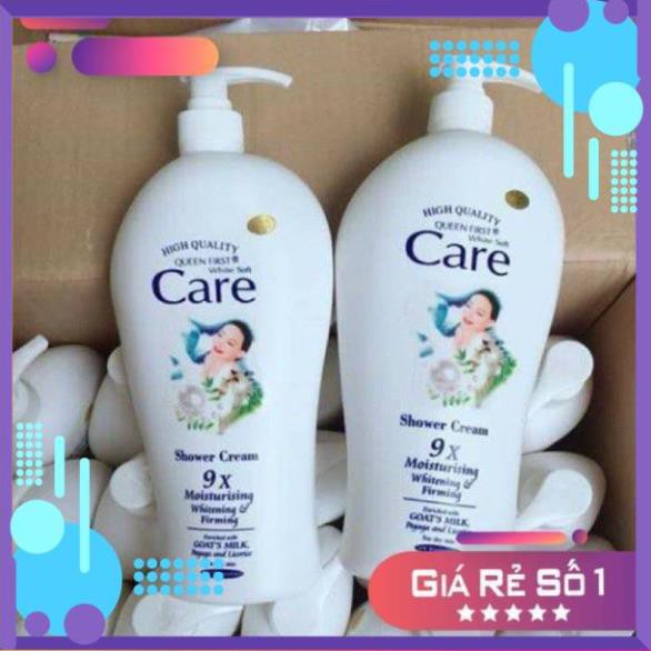 [XẢ HÀNG] [XẢ HÀNG] Sữa Tắm Trắng Dê White Care 9X-1200ml Cao Cấp