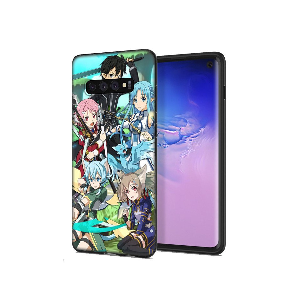 Samsung Galaxy J2 J4 J5 J6 Plus J7 J8 Prime Core Pro J4+ J6+ J730 2018 Casing Soft Case 119LU Sword Art Online mobile phone case