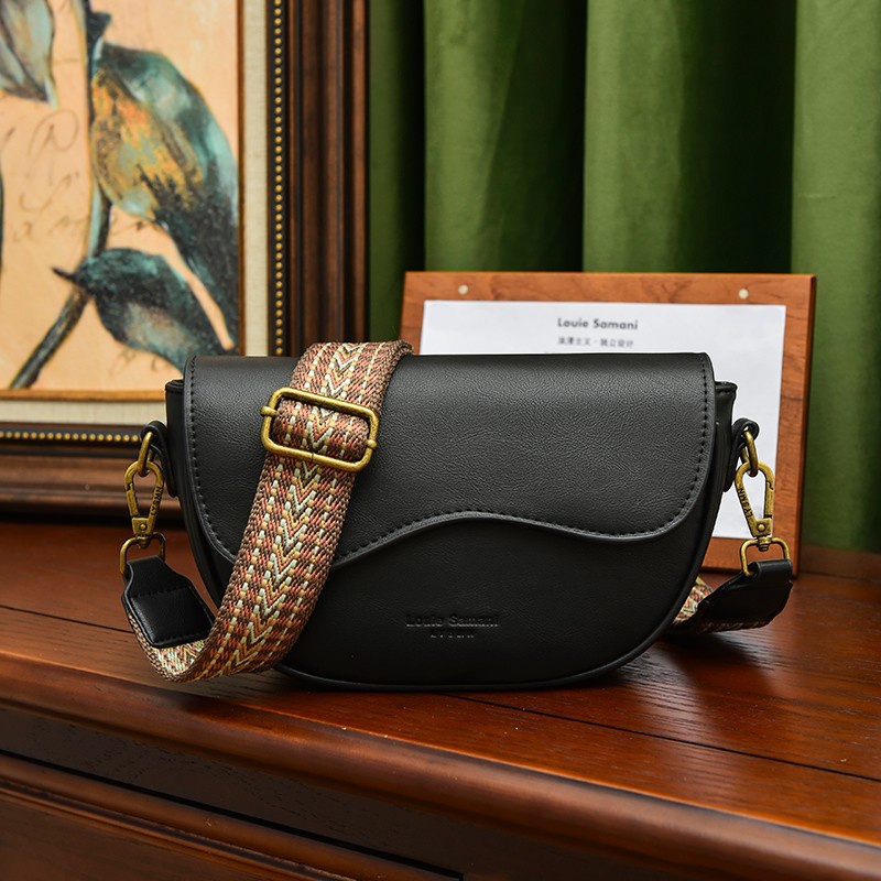 Túi Đeo Chéo Kiểu Yên Ngựa Đơn Giản Thời Trang Cho Nữ