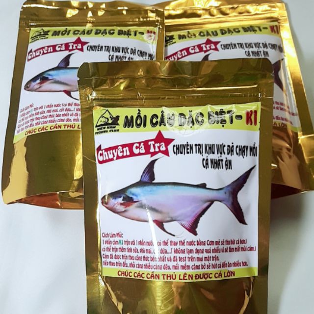 Mồi câu cá tra K1