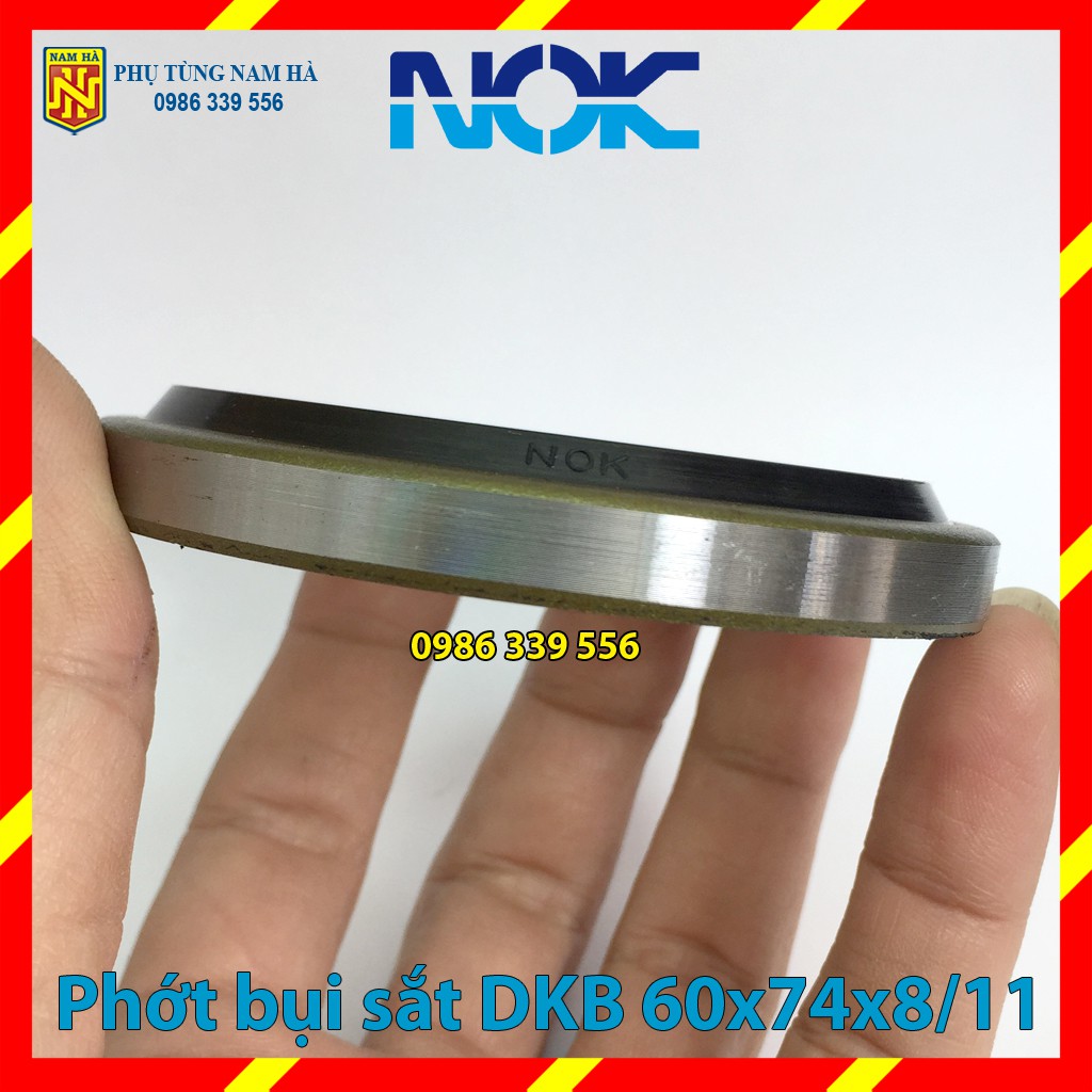 Phớt phốt chắn chặn gạt bụi khung sắt DKB NOK 60x79x8/11