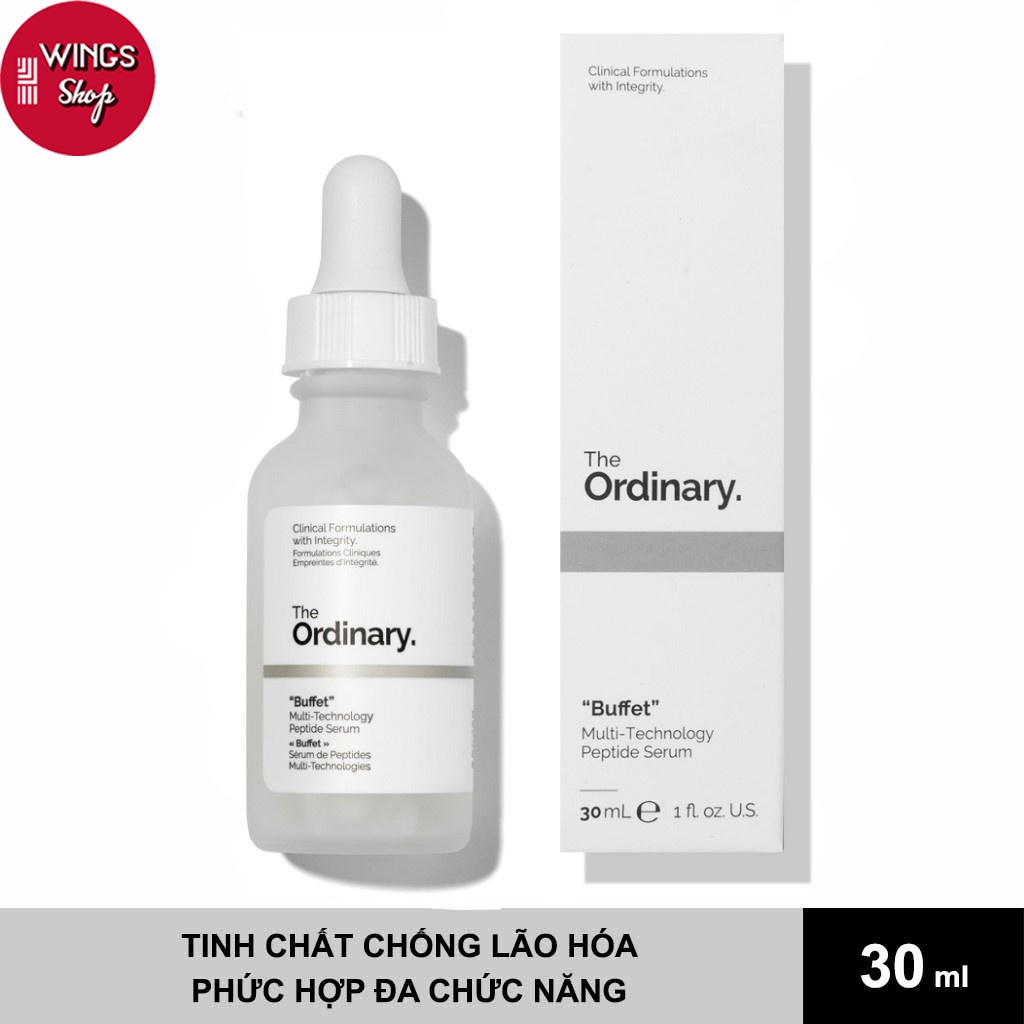 Tinh Chất Dưỡng Da Chống Lão Hóa Toàn Diện The Ordinary “Buffet” 30ml | Wings Shop