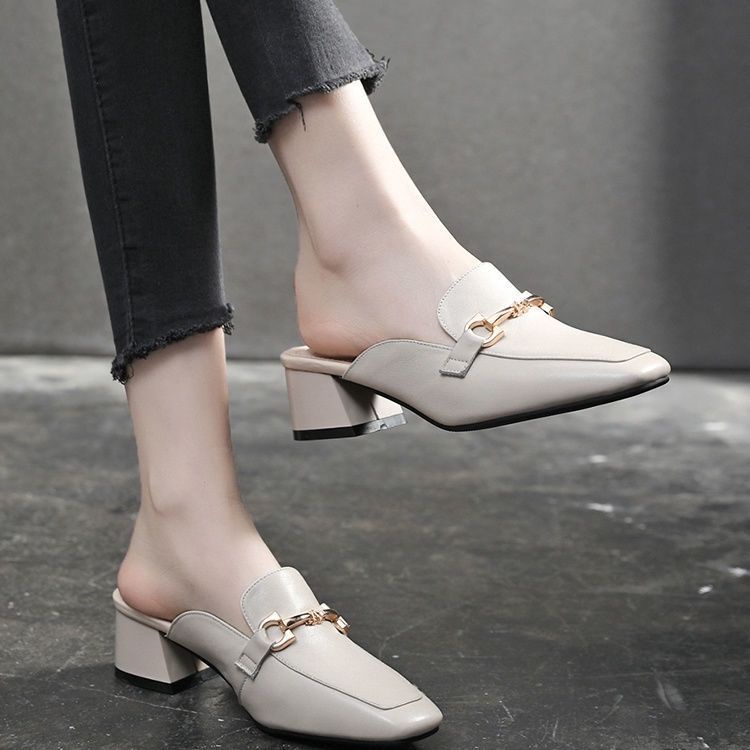 Dép Sandal Da Đế Dày Thời Trang Dành Cho Nữ