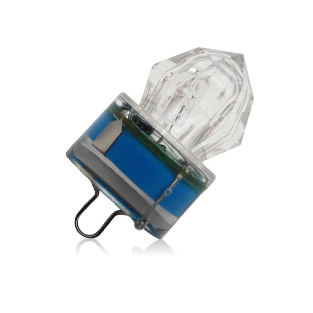 Mồi Câu Cá Bằng Pha Lê Có Đèn LED Cảm Biến Chống Rỉ Nước 1000m