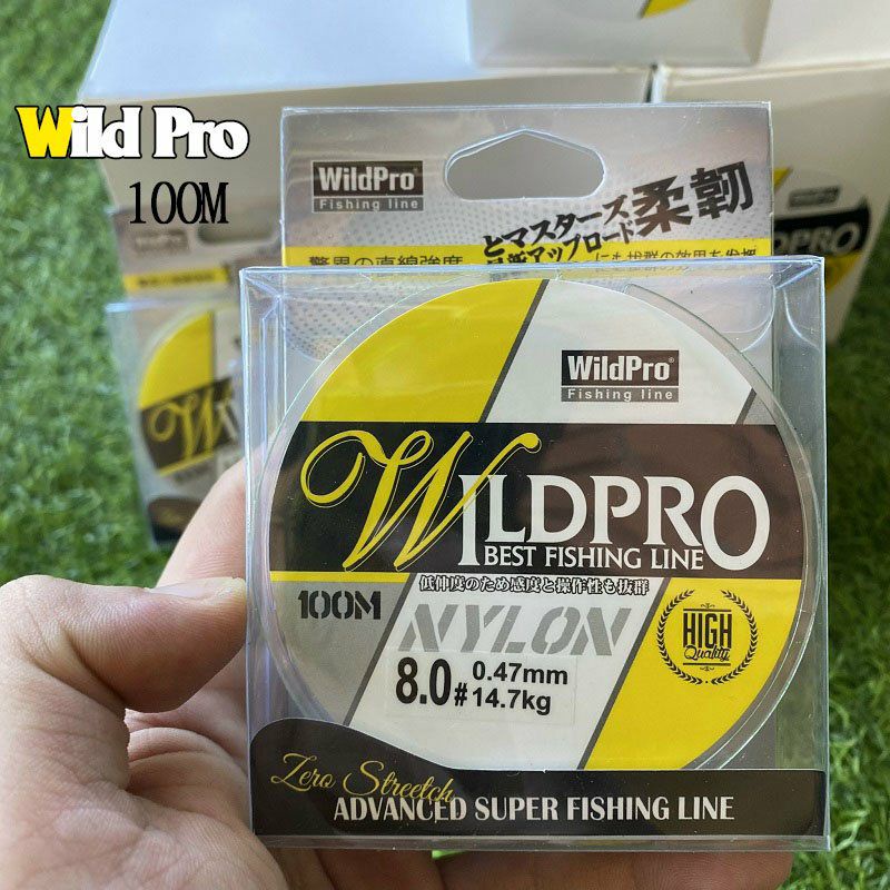 Cước câu cá Wild Pro cao cấp 100m tải cá tốt