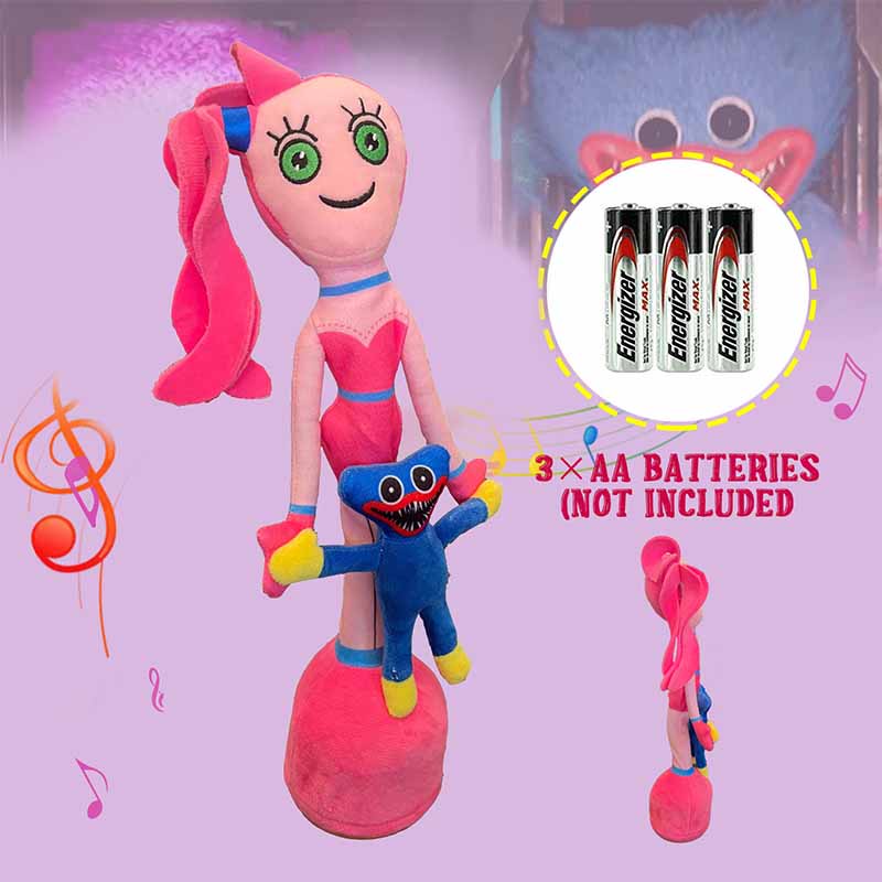 Poppy Playtime Huggy Wuggy Plush Toy Cactus Dance Toy Soft Stuffed Doll Singing Recording Talking Plushie Toys