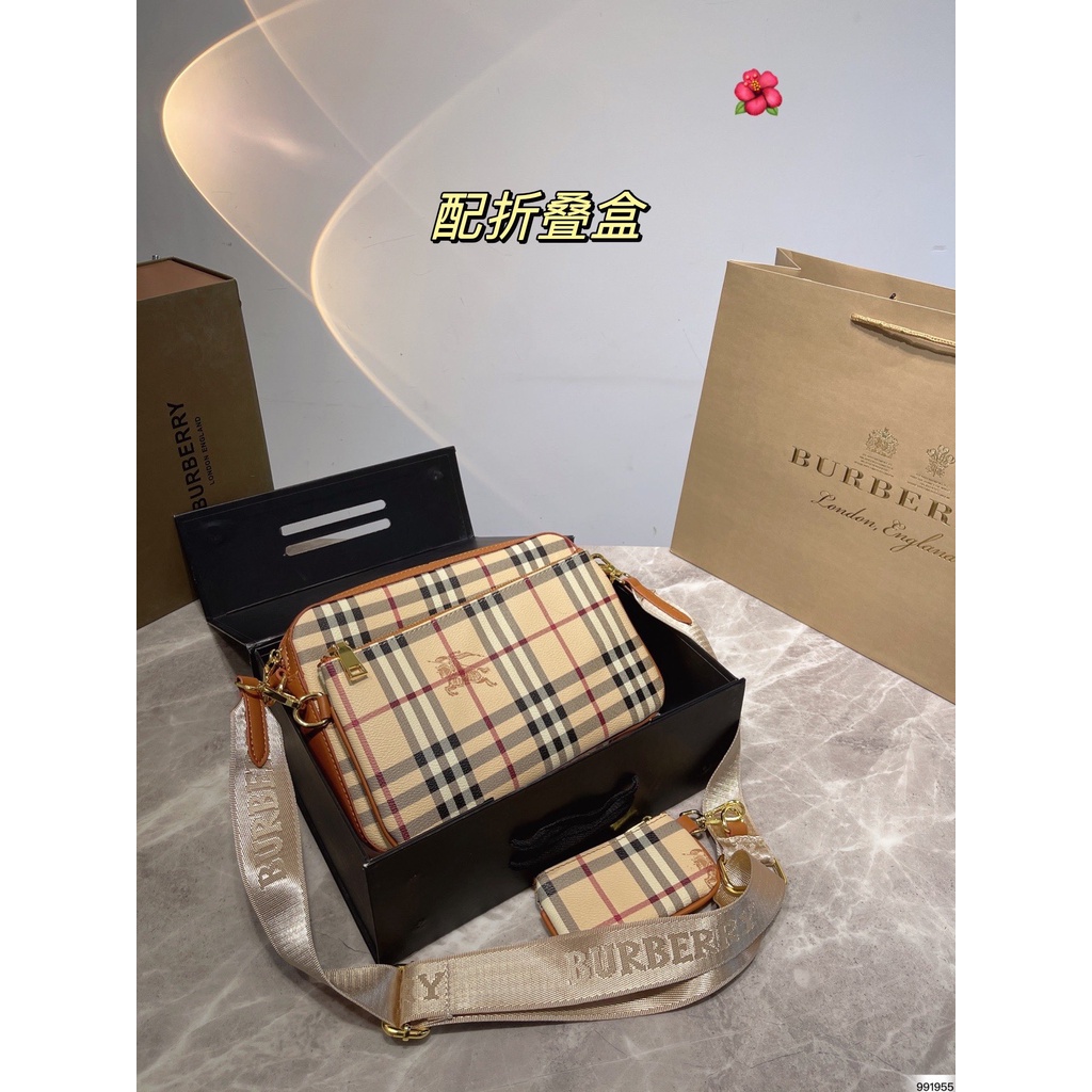 Túi Đeo Chéo Burberry Phong Cách Thể Thao Sang Trọng Thời Trang Cho Nam Nữ
