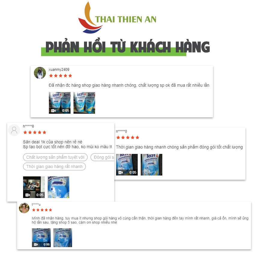 COMBO 10 nước rửa chén đậm đặc không mùi DAIWA Thái Lan 500ml ít bọt không khô da tay - túi