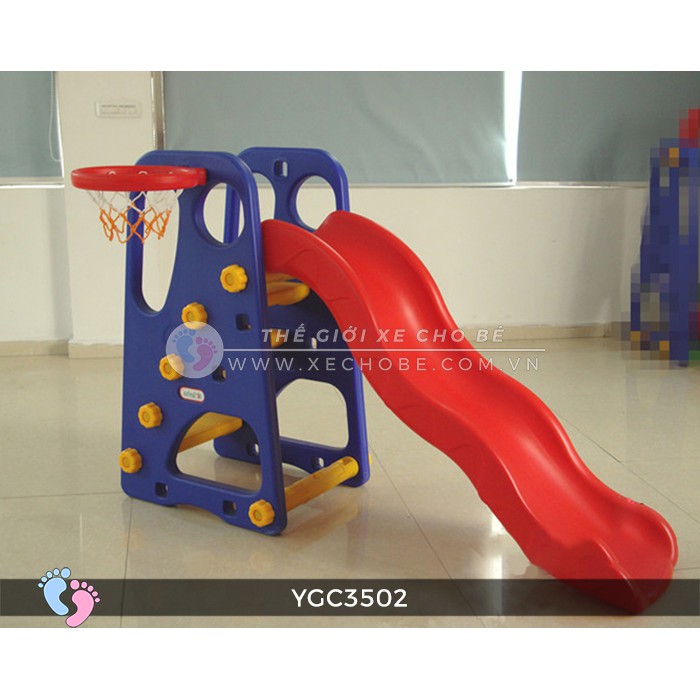 Cầu trượt bóng rỗ cho bé BABY PLAZA YGC-3502