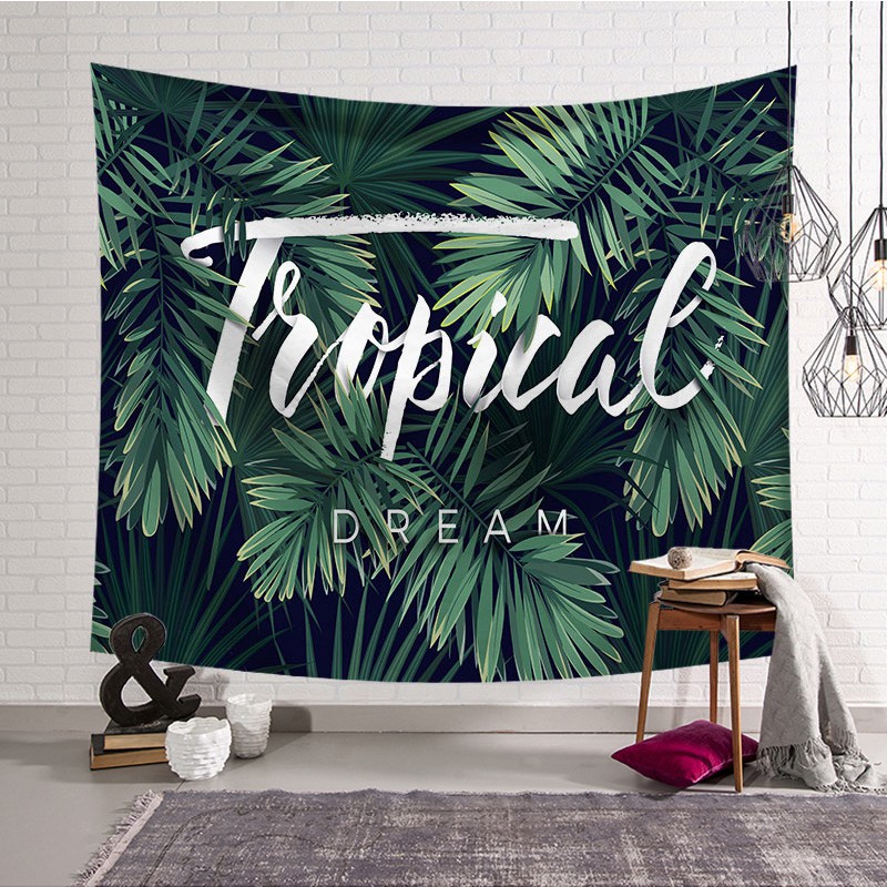 [ĐẸP - SẴN] Bộ sưu tập Phong cách Tropical: thanh bình, dễ chịu - Tranh vải treo tường decor phòng (TẶNG kèm 01 bộ móc )