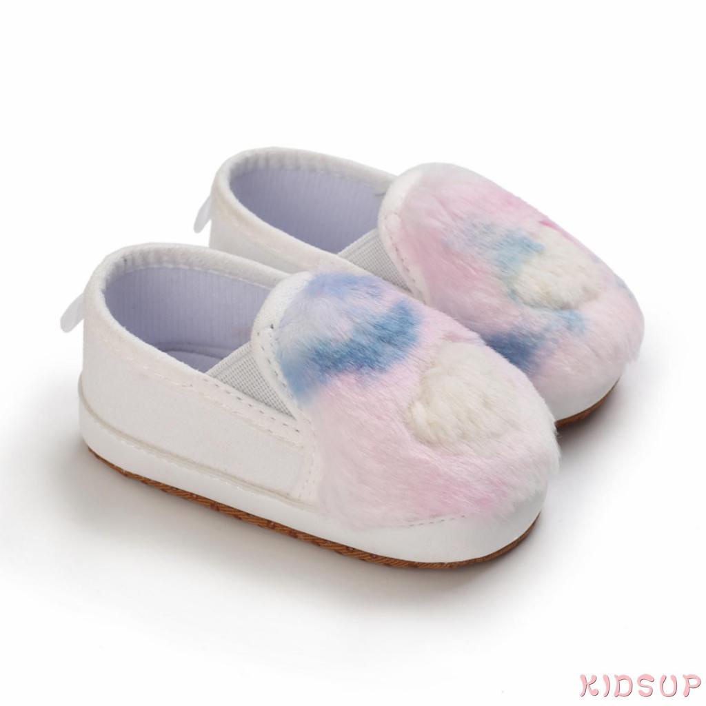 Giày đế mềm chống trượt hình trái tim cho bé