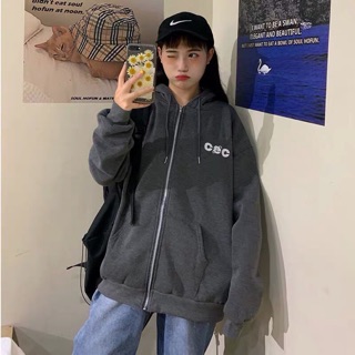 Áo khoác Hoodie Nỉ Unisex CEC ( 2 màu )
