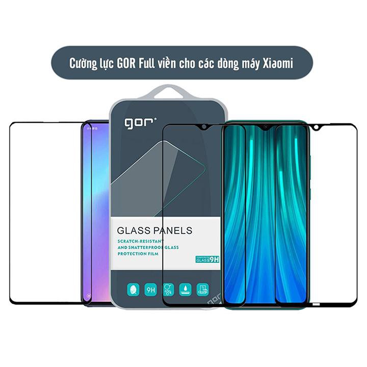 Kính cường lực Gor Full viền 9D cho các dòng máy Xiaomi Mi 9T / Redmi K20 / Redmi Note 8 Pro / Redmi Note 8 - Full Box