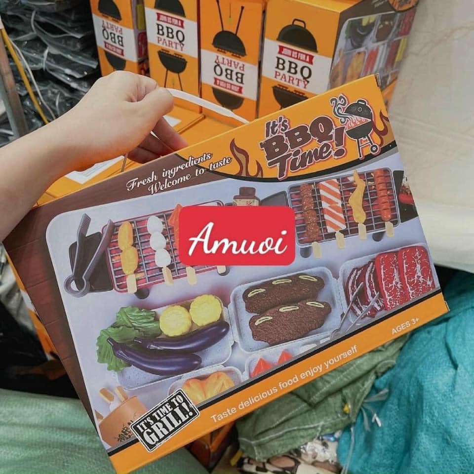 Bộ đồ chơi bếp nướng BBQ hàn quốc 55 chi tiết