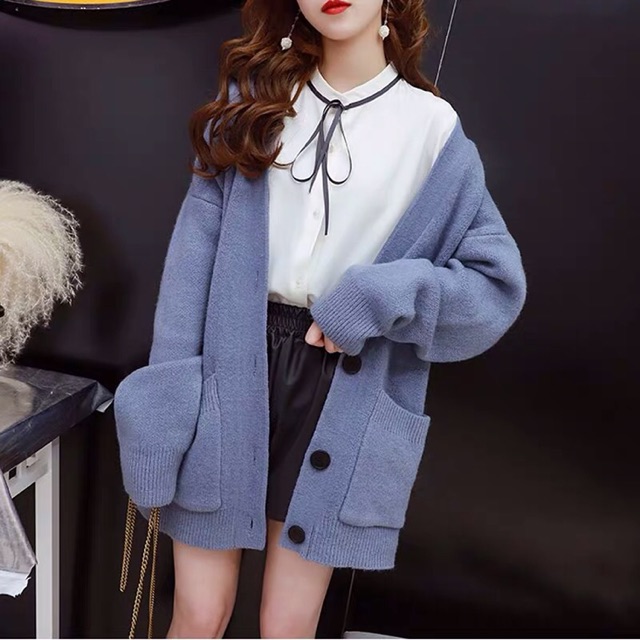 Áo Khoác Len Cardigan Dáng Dài, Chất Len Tăm , Style Hàn Quốc ( Ảnh Thật)