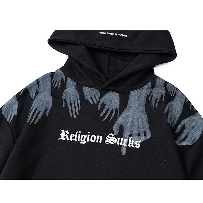 Áo Hoodie Religion Sucks, Áo Khoác Nỉ Godmother 2022
