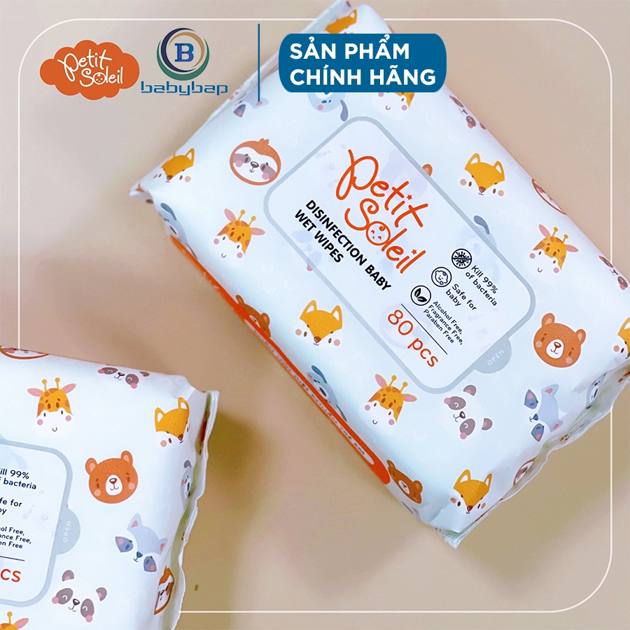 Giấy Ứớt Cao Cấp Petit Soleil 80 Tờ Không Mùi Vân Nổi Siêu Xịn Xò