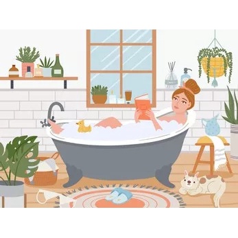 Tranh Vải Bạt Treo Tường In Hình Hổ / Báo / Mèo Nhiệt Đới / Cây Nhiệt Đới Trang Trí Nhà