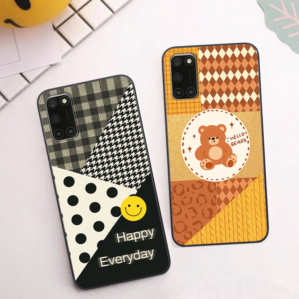 Ốp lưng Oppo A52 / A92 happy day, gấu bear dễ thương - BỀN - ĐẸP -BAO GIÁ TOÀN THỊ TRƯỜNG