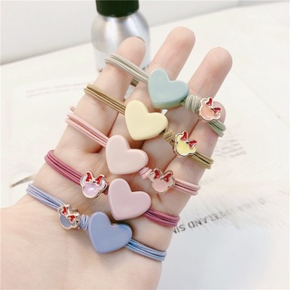 Cột tóc hình trái tim 20