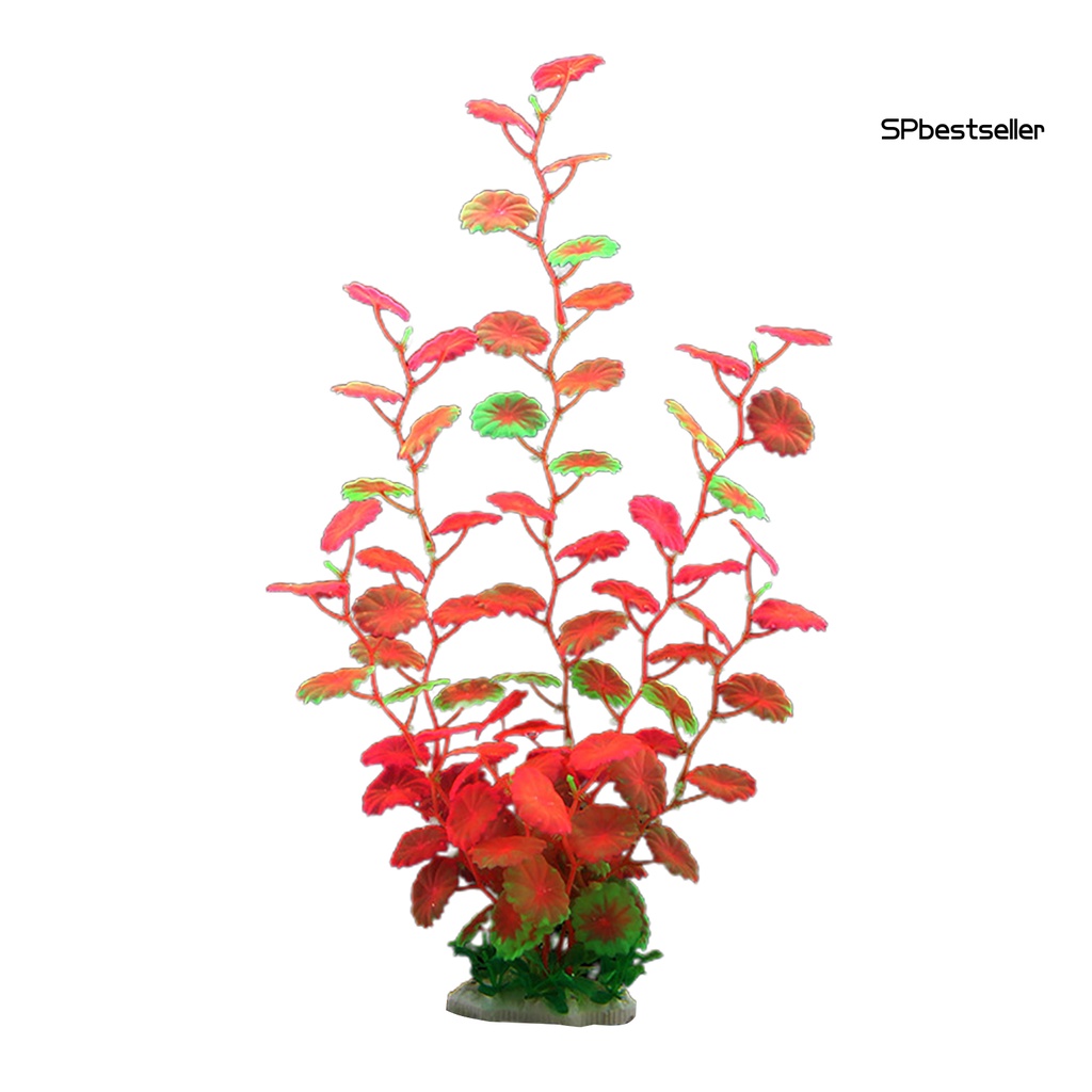 Lá Sen Nhân Tạo Bằng Nhựa Dùng Để Trang Trí Bể Cá