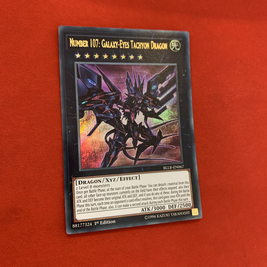 EN]Thẻ Bài Yugioh Chính Hãng] Number 107: Galaxy-Eyes Tachyon Dragon