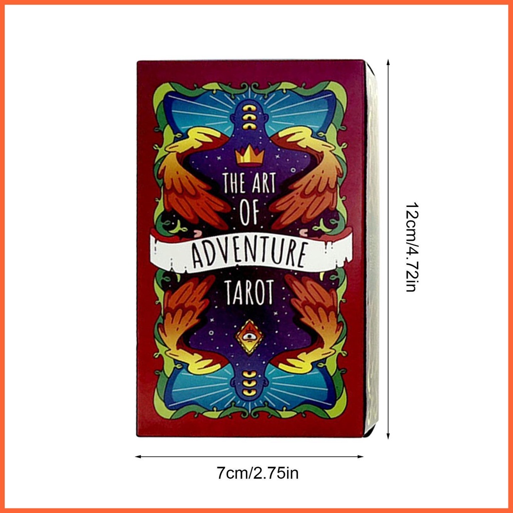Hộp 78 Lá Bài Tarot Phiêu Lưu Oracle Phiên Bản Tiếng Anh